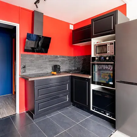 L Urban Chic - Wifi - Terrasse - Parking - 4p - Rer - Paris - A6 - Orly Apartmán Courcouronnes