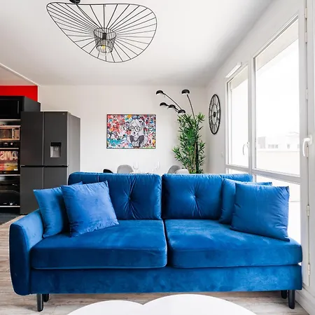 L Urban Chic - Wifi - Terrasse - Parking - 4p - Rer - Paris - A6 - Orly